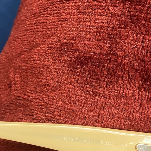 Chanel glass frame 3075 B c711 53/17 135 with big logos - Picture 4 of 10